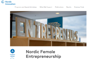 Read more about the article Nordic Innovation: Nordic Female Entrepreneurship